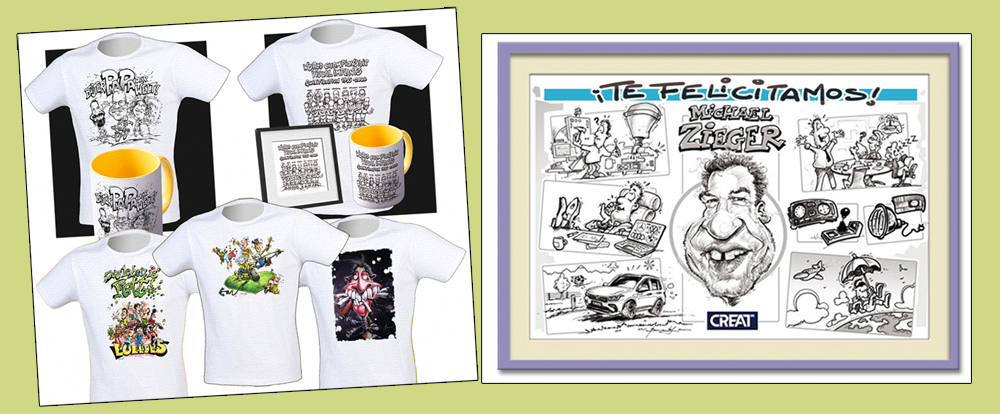 caricaturas en vivo con oscar barrientos